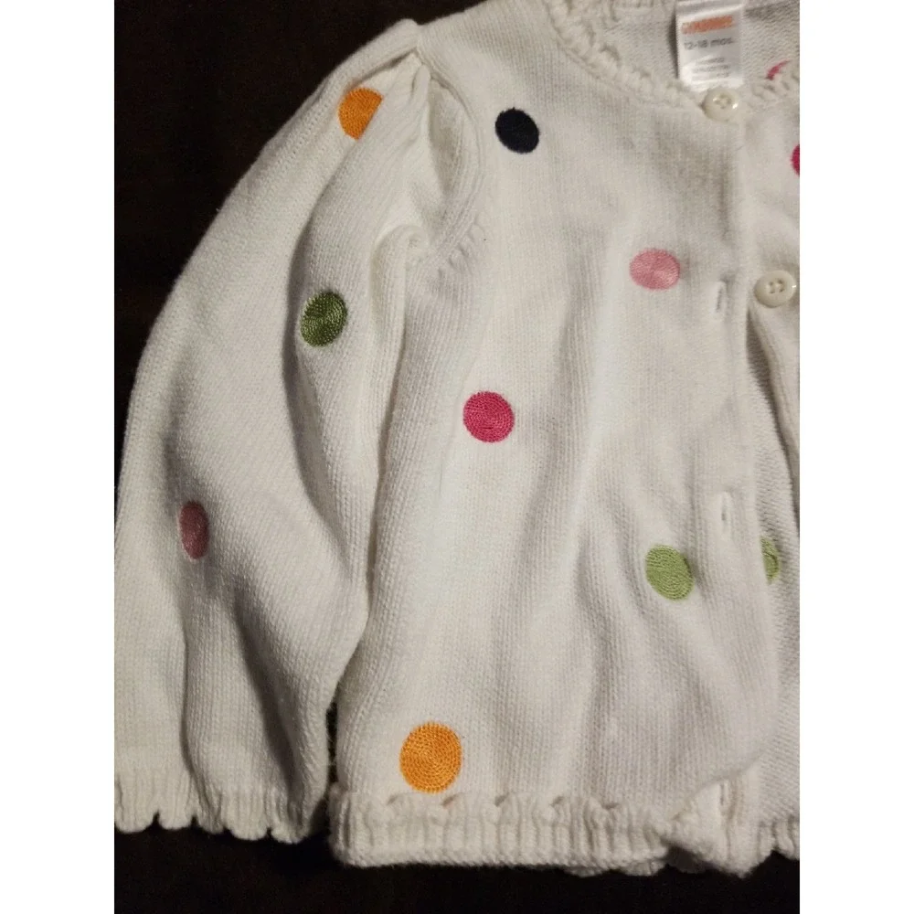 Gymboree sweater and dress dots 12 18 mo